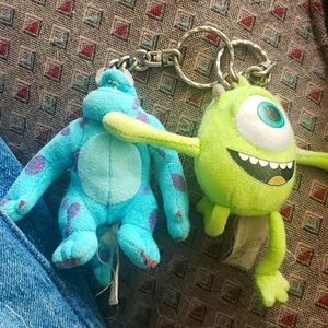 Monsters Inc. Plush Keychains